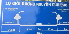 Mở Bán giai đoạn 1 dự án mặt tiền đường 40m nguyễn cữu phú liên Lh: 0906575761