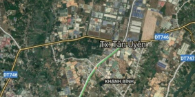 Cần bán 2 lô đất 110m² giá 500 triệu ở Tân Uyên, Bình Dương. Sổ hồng riêng.