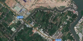 Bán 4 nền liền kề đối diện chợ khu TTTM Mái Dầm, Hậu Giang - 800tr/nền