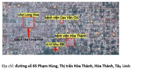 Cho thuê đất tại Hòa Thành, Tây Ninh, vị trí đẹp, giá tốt.