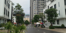 Cho thuê căn góc 3 mặt thoáng tại Gardenia Mỹ Đình. 250m2 x 5 tầng.