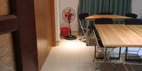 cho thuê 2 tầng thông sàn 50m ở Đội Cấn, mặt tiền 7m, 12tr/tháng