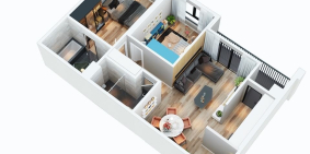 Nhận nhà ở ngay - Vào tên trực tiếp Chủ đầu tư căn 2 ngủ 6th Element 0358286827