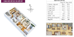 Bán căn hộ 109m full nội thất nhập khẩu dự án 6ht Element Tây Hồ