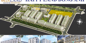 Nhà Liền Kề Happy Land- đông anh giá 3,5 tỷ/căn, sổ đỏ