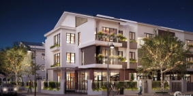 Biệt thự Đô Nghĩa vị trí view hồ, nằm trên đường Lê Văn Lương kéo dài