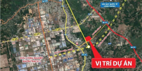 Đất đường Hùng Vương Nhơn Trạch giá 675tr/90m2