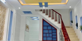 Bán nhà 1 trệt 1 lầu góc 2 mặt tiền hẻm 4m cách bờ hồ Huỳnh Cương 70m P. An Cư