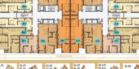 Cho thuê chung cư Mỹ Sơn Tower. DT 104m2. 3 PN, 1 PK, Bếp, 2 WC. 13 triệu/tháng