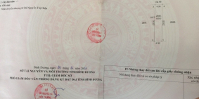 Bán đất 100 m2 thổ cư gần đại học Quốc Tế Việt Đức.