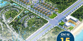 Đất nền biệt thự biển giá 15 triệu/m2, cách biển 150m sổ đỏ lâu dài