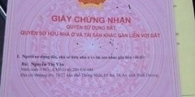 CẦN BÁN LÔ ĐÂT 7X21M=147M THỔ CƯ ,CHÍNH CHỦ ,MẶT TIỀN ĐƯỜNG VÕ VĂN BÍCH ,SHR