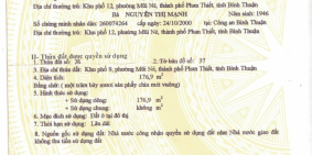 Đất Mũi Né giáp biển, 177m2, thổ cư 100%, dân cư sầm uất