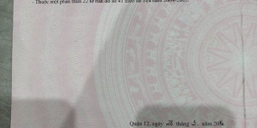 Cần thanh lý miếng đất P. An Phú Đông Q12 chính chủ có thương lượng