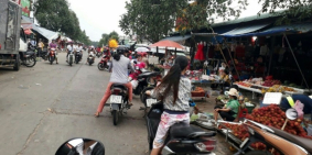 VỢ CHỒNG TÔI BÁN GẤP 300M2 THỔ CƯ ĐƯỜNG 16M, GẨN CHỢ 800TR/150M2