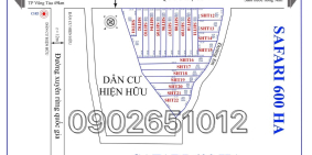 Chính Chủ bán đất TC, SHR, MT QL 55,ở Xuyên Mộc, BR-VT Giá 5 Triệu/m2 800m2.