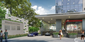 Cho thuê sàn thương mại mặt phố duy tân 150tr kinh doanh hoặc lm ngân hàng