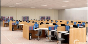 Văn phòng mới, Toà nhà 8 tầng 2 thang máy, Diện tích linh hoạt.