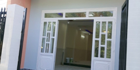 Bán nhà 1 trệt 1 lầu thiết kế đẹp tại Thanh Phước Gò Dầu