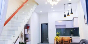 Nhà 1 lầu trong KDC An Phú Tây trên mặt tiền đường có SHR