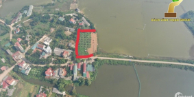 ĐẤT HIẾM: 2718m2 mặt đường, view hồ Hòa Thạch, 400m2 thổ cư, 4.2tr/m2