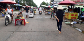 Bán lô đất thổ cư mặt tiền 300m2 sát chợ và khu công nghiệp bình dương giá 659tr