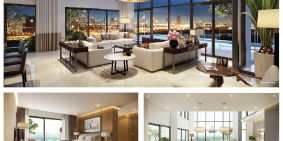 Bán căn hộ Duplex Gateway Thảo Điền, 4PN, 2 tầng, 239m2, hướng Tây