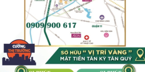 Sỡ hưuy vị trí vàng mặt tiền Tân Kỳ Tân Quý