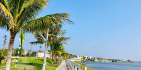 Bán lô 2 mặt tiền đường 7,5 TP Hội An. Cách sông 20m. Ra biển An Bàng 500m