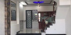 Cho thuê nhà 1 trệt 2 lầu, 6PN, xe tải đi, 15tr/tháng, Mặt Tiền đường Trưng Trắc