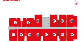 Bán căn hộ West Intela quận 8, 2PN - 2WC - 64m2 giá 700tr liên hệ: 0932.024.084