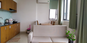 Cho thuê CH 1 PN tách biệt 50 m2 góc 3 MT view biển,view phố thoáng mát giá chỉ