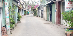 Cho thuê nhà 1 lầu hẻm xe hơi đường Tám Danh Phường 4 Quận 8