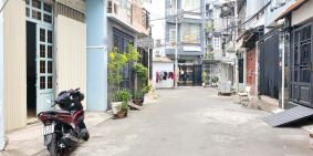 Cho thuê nhà 2 lầu hẻm xe hơi 56 Âu Dương Lân P2 Quận 8 - 15Tr/th - 0949410410 H