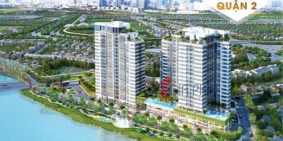 Căn hộ D'Lusso view sông trực diện - liền kề Cetana Thủ Thiêm - 55tr/m2