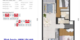 Căn hộ 2PN, Măt tiền Võ Văn Kiệt - High Intela, Trả trước 600tr