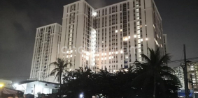 Căn hộ mặt tiền Kinh Dương Vương sắp bàn giao.