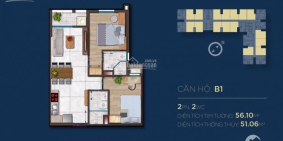 CH Happy One cao cấp bậc nhất Thủ Dầu Một - Bình Dương - 2PN & 1PN nội thất