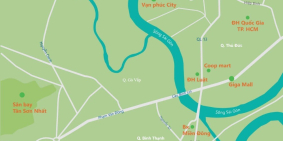 NHA PHO THUONG MAI D-VILLAGE,MAT TIEN QUOC LO 13, LIEN KE VAN PHUC CITY.