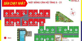 Tầng 7, 8, 10  2 tỷ 1xx  Căn Hộ High Intela 2Phòng Ngủ -64.5m2, Uu đãi 19-69 t