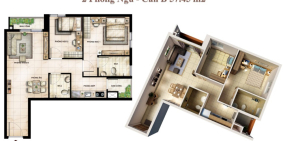 Bán căn hộ 2PN ở Bình Tân, 26 triệu/m2