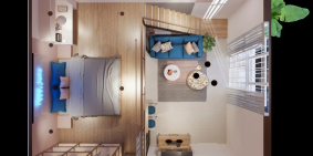 Sở hữu ngay căn hộ Tân Phú giá rẻ, 292tr đầy đủ nội thất, 1PN