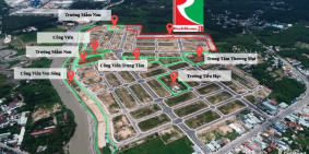 Đất trung tâm hành chính thị xã Bến Cát , Bình Dương