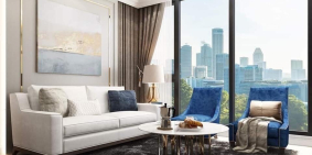 Bán gấp suất ngoại giao căn hộ 2 ngủ 76m2, giá 2.6 tỷ full nội thất Mipec Rubik