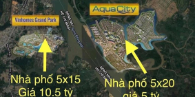 SỞ HỮU NHÀ PHỐ SINH THÁI AQUA CITY CHỈ VỚI 630 TRIỆU