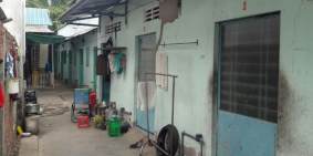 Bán nhà trọ cho thuê tháng ,quốc lộ 57, khu phố 3,giáp bến xe mỏ cày nam