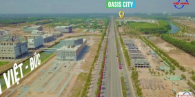 Nhà phố Oasis City 1 trệt 1 lầu, gần ĐH Q.tế Việt Đức, KCN Mỹ Phước