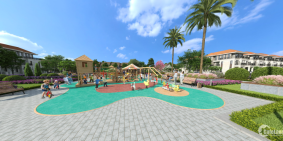 Nhà phố liên kế mẫu 1 mái, Khu đô thị thương mại Gem Sky World