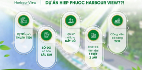 Đất nền sổ đỏ 80m2 sở hữu lâu dài - Hiệp Phước Harbour View giá 1.4 tỷ