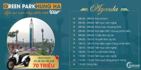 Mua Đất Tặng Gạch Xây Nhà - Green Park Hưng Hà